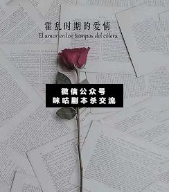 霍乱时期的爱情剧本杀