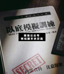 卧底模拟训练剧本杀复盘