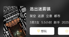 剧本杀《逃出迷雾镇》复盘攻略：角色体