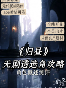 《归昼》剧本杀复盘教程:线索流程+任务结局+真相揭秘