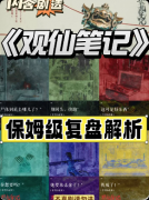 《观仙笔记》剧本杀复盘:剧情体验汇总